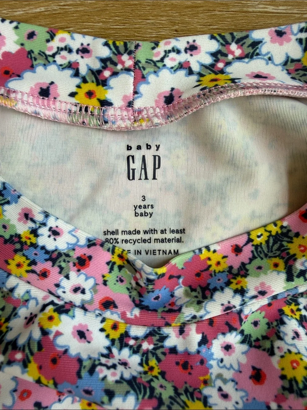Gap Baby Floral Swim Suit 3T